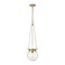 Z-Lite Calhoun Pendant, 1-Light, 9 In.W x 10.75 In.H, Heritage Brass/Clear seedy 7506P9-HBR - alternate 8